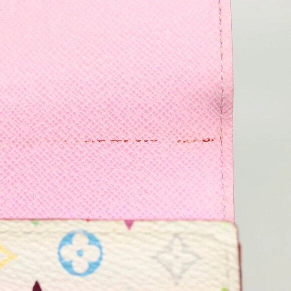 LOUIS VUITTON Multicolor Portefeuille Sarah Wallet White M93532 LV Auth 142372 - Picture 10 of 16